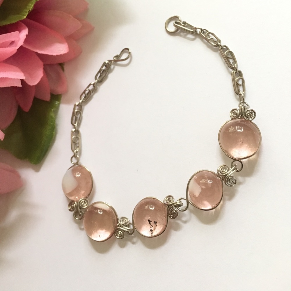 Handmade glass bracelet for women